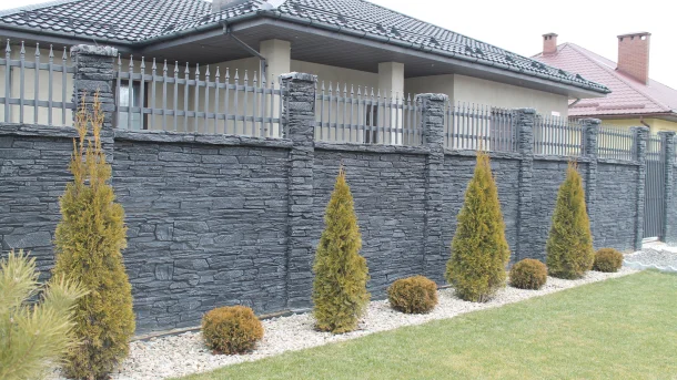 Бетонный забор Габро 4