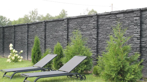 Бетонный забор Габро 0