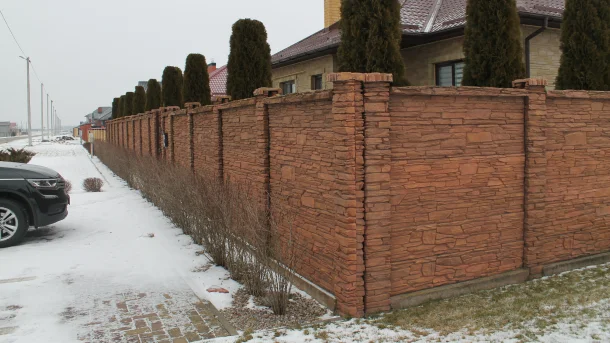 Бетонный забор Невада 2