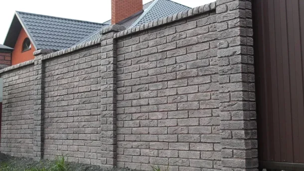 Бетонный забор Old Brick 2