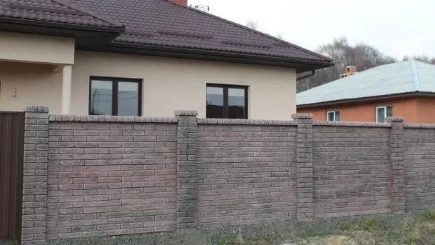 Бетонный забор Old Brick 1