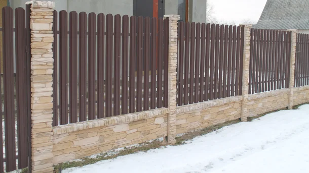 Бетонный забор Рустика 2
