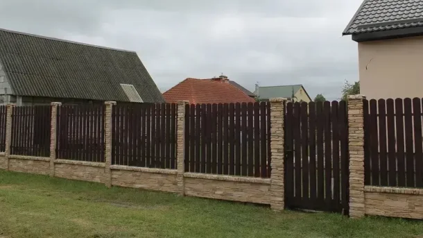 Бетонный забор Рустика 3