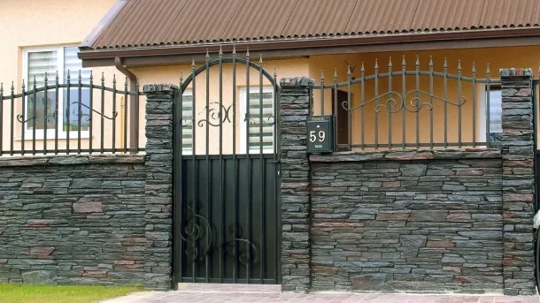 Бетонный забор Танвальд 5