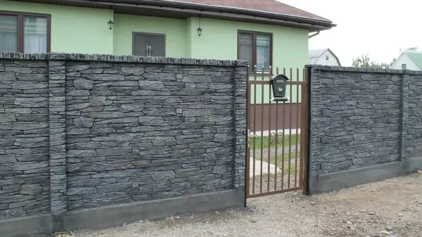 Бетонный забор Танвальд 6