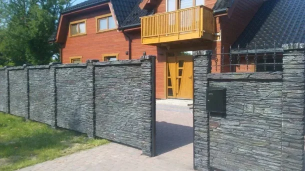 Бетонный забор Танвальд 3