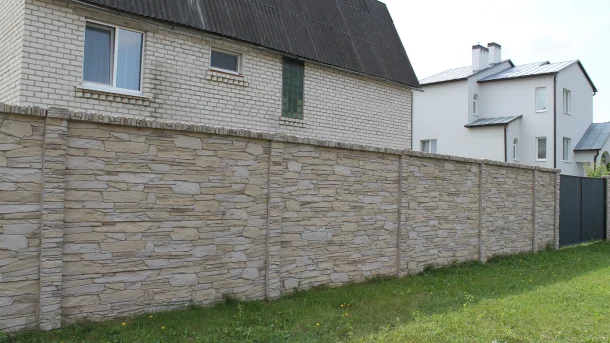 Бетонный забор Торонто 2