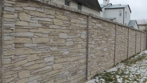 Бетонный забор Торонто 1