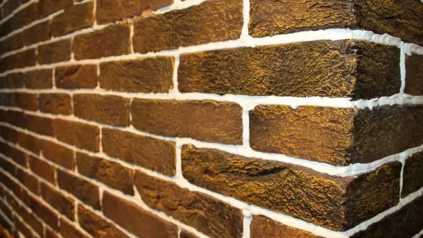 Декоративный кирпич Калифорния темная для внутренней отделки 1