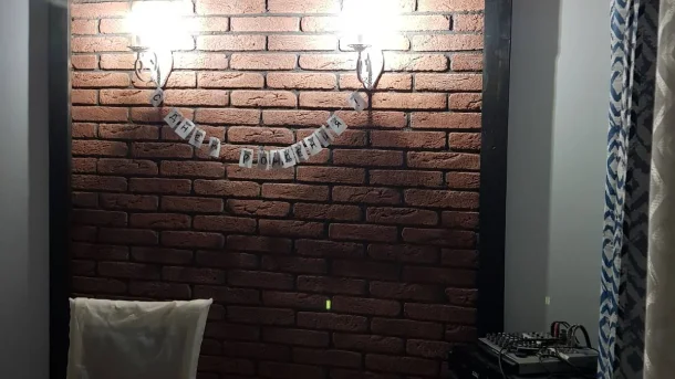 Декоративный кирпич Светлый 3