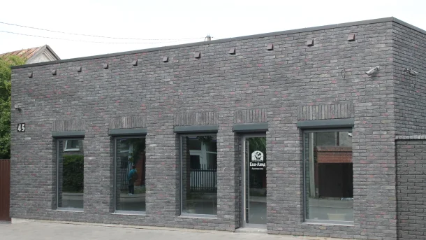 Декоративный кирпич Пруссия Черная для наружной отделки 2