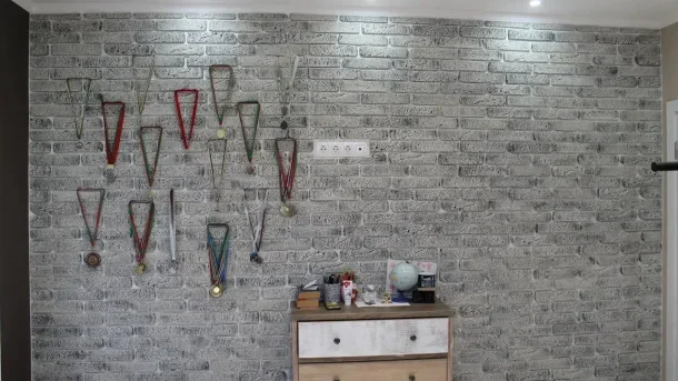 Декоративный кирпич Пруссия Белая 1