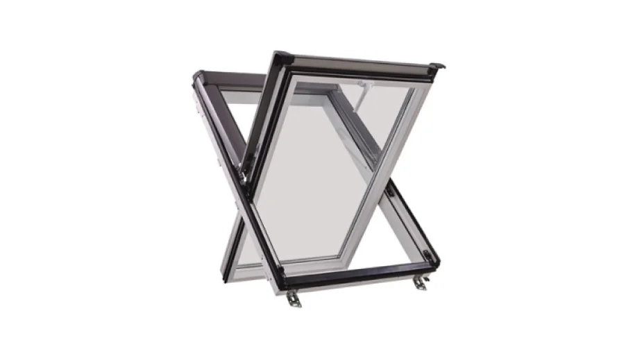Центрально поворотное окно Roto Designo R49 K с термоблоком WD 0